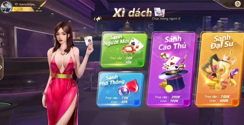 Cách tính điểm khi tham gia chơi game xì dách 